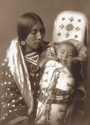 Mother and Child Apsaroke-Curtis Photo